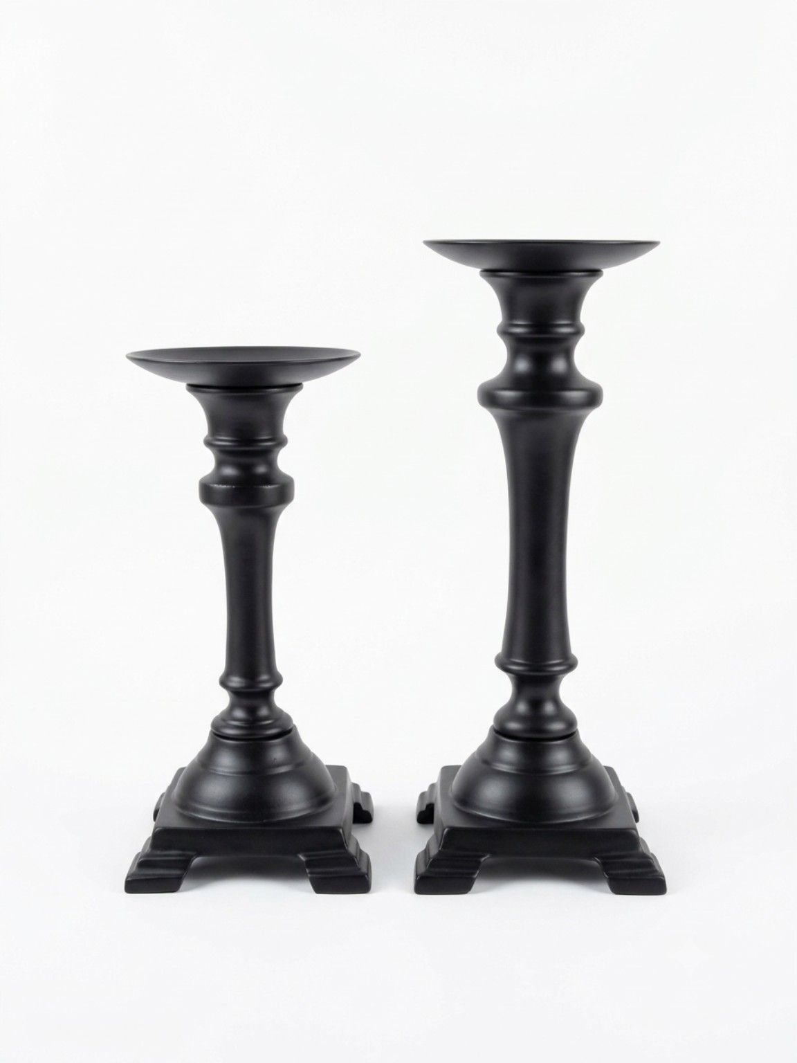 Black Candle Holders