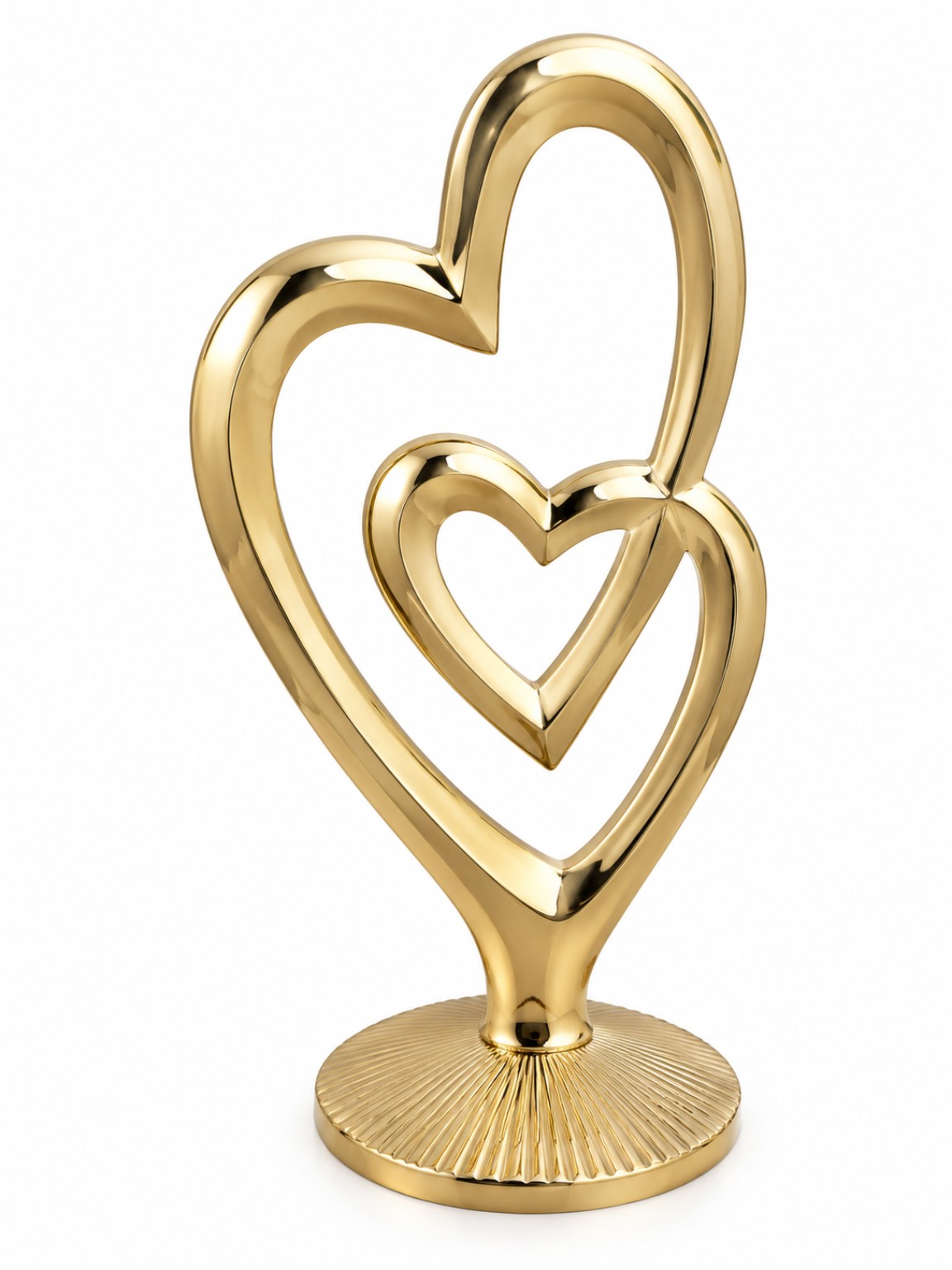 Interlocking Heart Sculpture